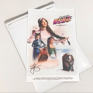 [SOLD on Mercari] Rare Faouzia Autographed Hero Poster Authentic